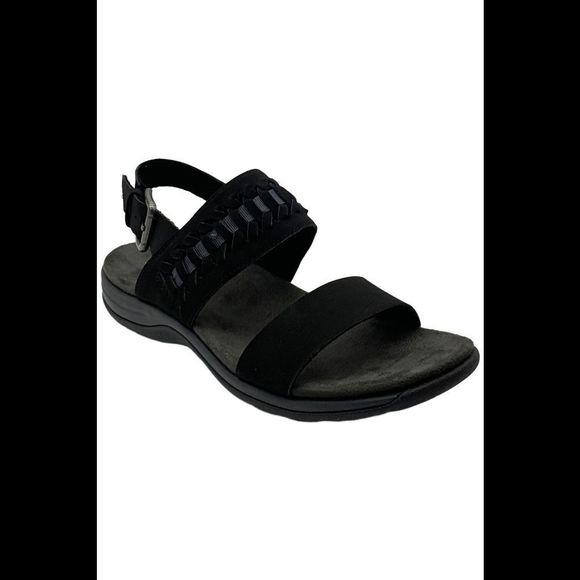 Easy Spirit Women's Saphyre 3 Slingback Sandals Black - Narrow - Picture 1 of 3